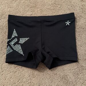 Rebel Black Star Shorts